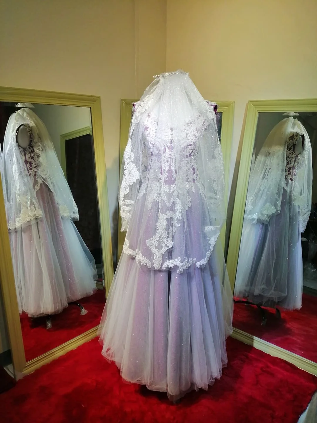 Purple vintage 2025 wedding dress
